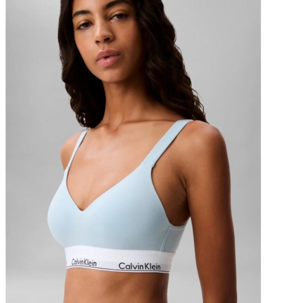 Calvin Klein Women's Modern Cotton Lift Bralette QF7900 - Sterling Blue NWT - Picture 1 of 4